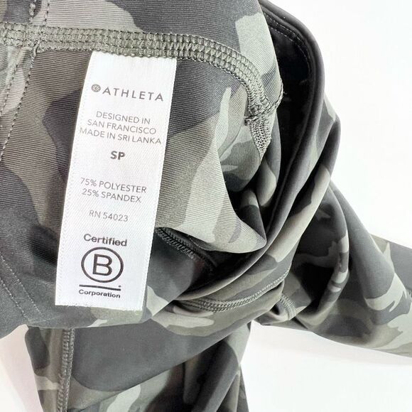 Athleta Camo Contender 7/8 Powerlift Tight Womens small Leggings Activewear - Picture 7 of 10